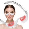3 цвета светодиодный прибор для красоты под глазами 3D микротоковый контурный массажер для глаз очки для ухода за глазами от отеков и мелких морщин мешки под глазами