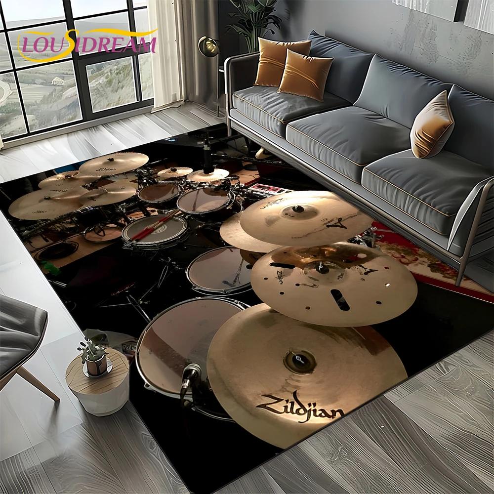 27 Стиль Новый Тарелка DW Ударная установка Ударная установка Музыкальные инструменты Ковер Коврик для Гостиной Спальни Дома Дивана, Детский Нескользящий Напольный Коврик