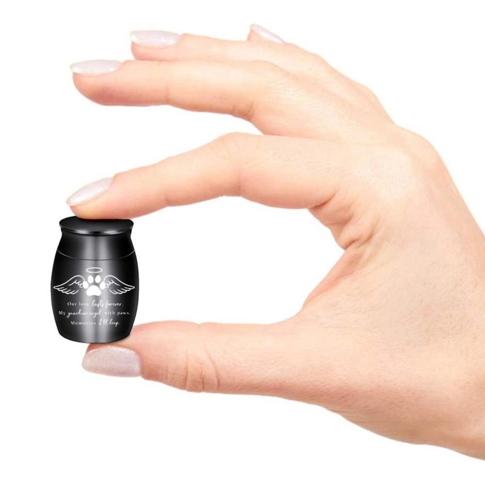 Waterproof Mini Pet Ashes Box Dustproof Pet Cremation Urn  for Cats Birds Hamster Dogs