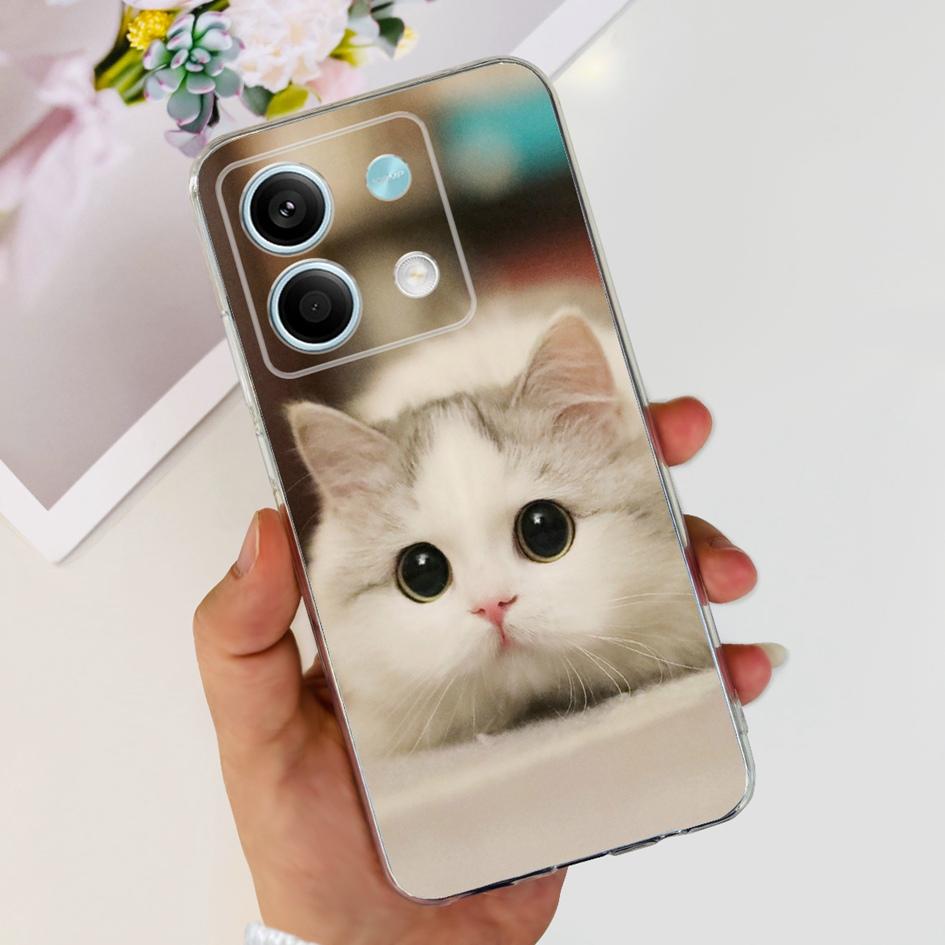 For Xiaomi Redmi Note 13 Pro 4G Case Fashion Leopard TPU Silicone Soft Fundas For Xiaomi Redmi Note 13 Coque on Note13 4G Bumper