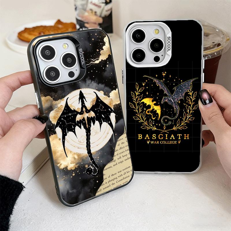 F-Fourth W-Wing Dragon Soft Phone Case for iPhone 15 16 17 Pro Max 17Air 16E 14 Plus 13 12 Mini Shockproof Cover Back Shell