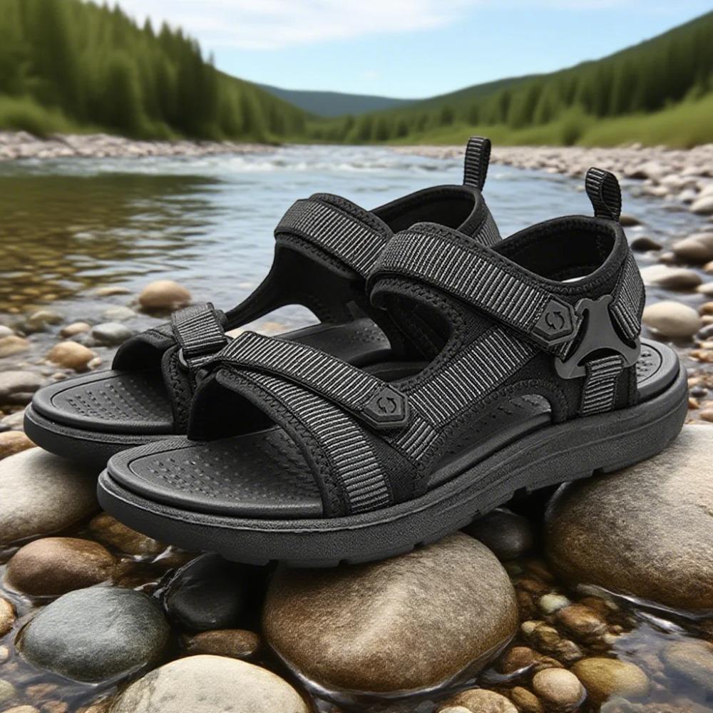 Comfortable Mens Sandals Summer Lightweight Casual Outdoor Beach Holiday Slippers Fashion Breathable Shoes