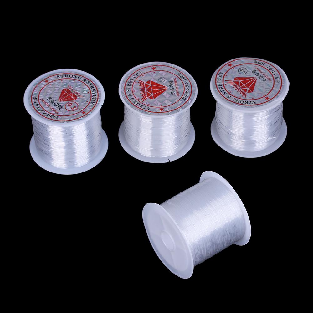 Hot 0.2mm-0.6mm Crystal Strong Fish Wire Thread Monofilament Nylon Braided Fishing Lines