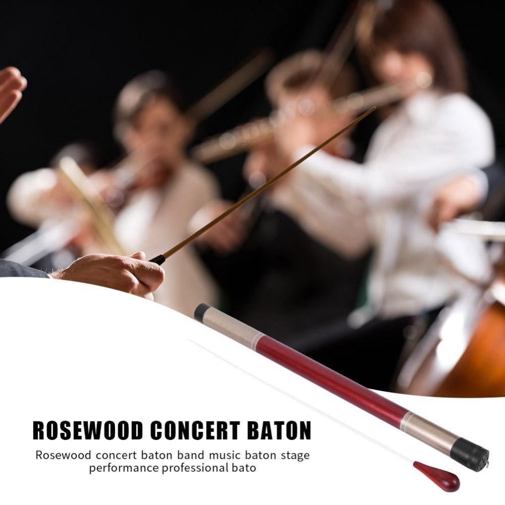 Rosewood Orchestra Band Fiber Tube Music Conductor Baton Conductor Stick Beginners