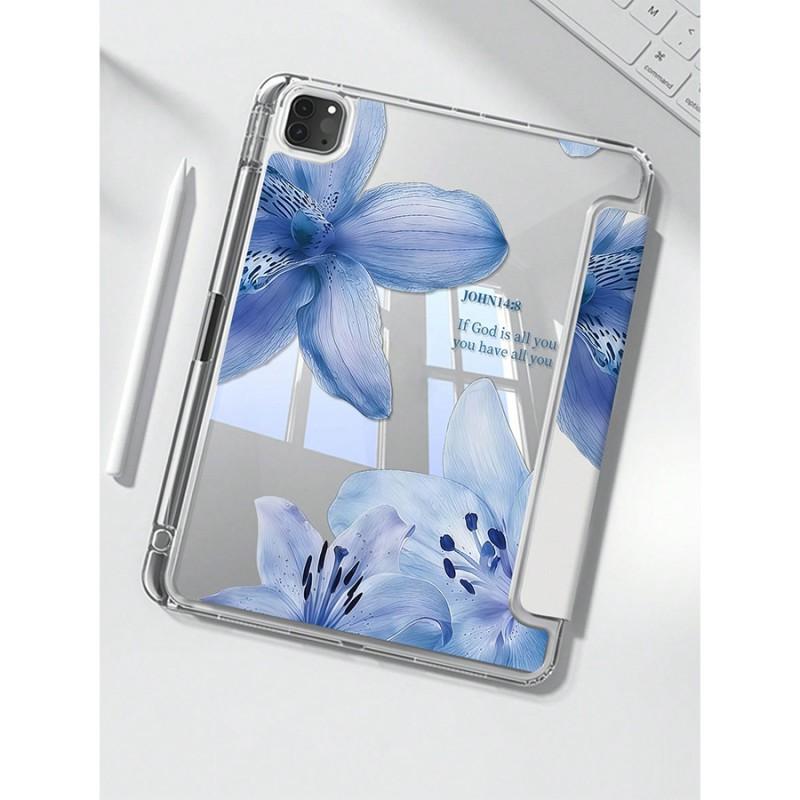 Acrylic Flip Cover Case IPad 10.2 Inch 7th 8th 9th Gen 10 11 Air 5 6 With Stand Magnetic Sleep Wake Anti-Scratch