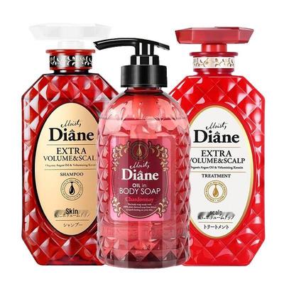Diane Moist Diane Шампунь, кондиционер и гель для душа для ухода за кожей головы, набор
