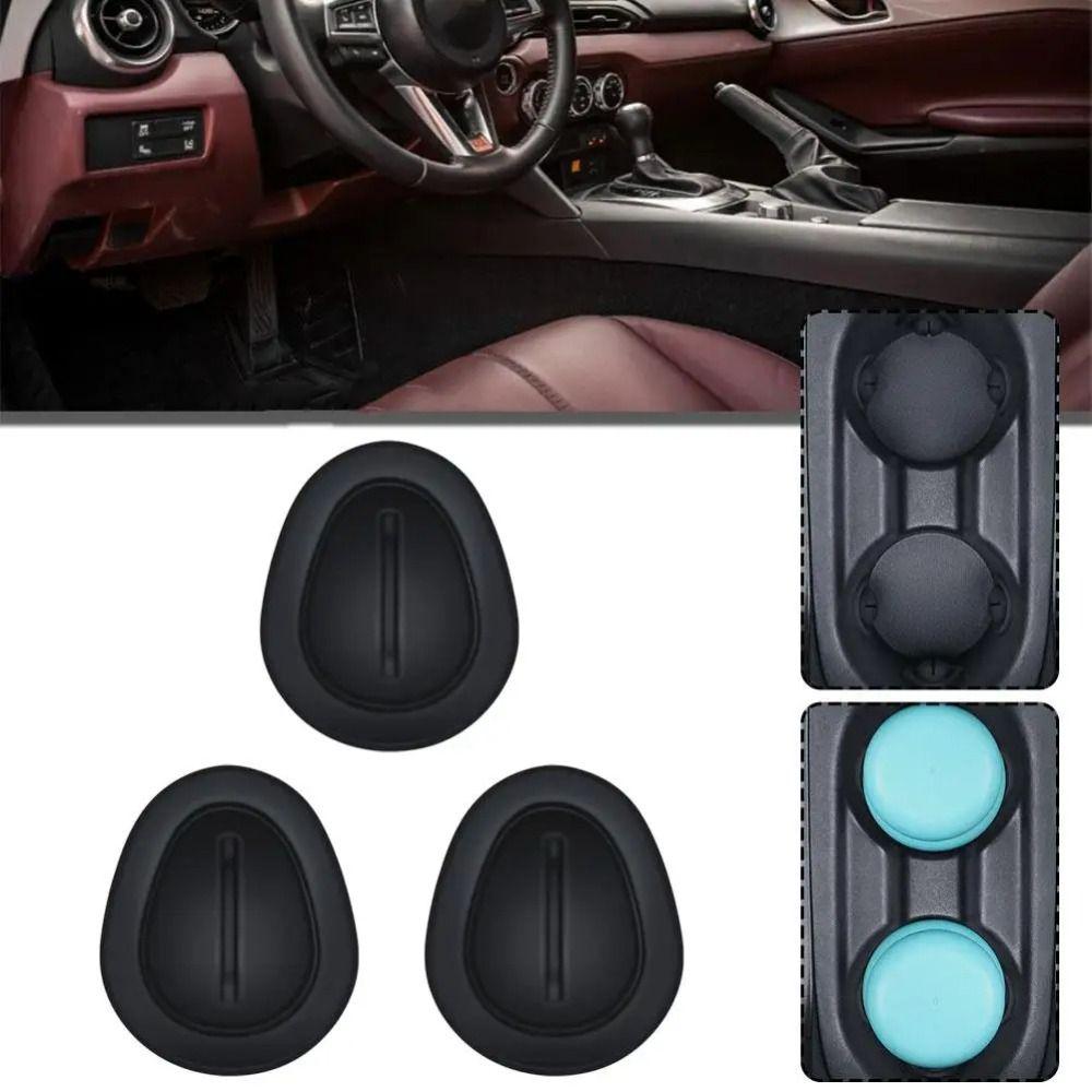 3Pcs Silicone Car Water Cup Holder Universal Insert Cup Stabilizer Bottle Glass Accessories