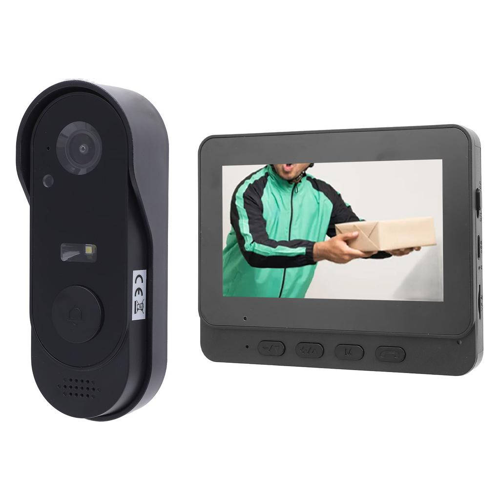 2.4G WiFi Видеодомофон Система Двусторонняя Связь 120 градусов Угол Обзора Водонепроницаемая Камера Дверного Звонка с