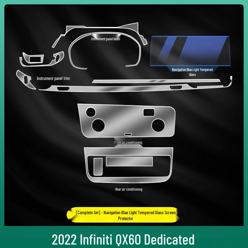 Защитная пленка для консоли и экрана Infiniti QX60 (2022-2024 гг.)