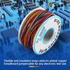 8-Color Copper Wire Wire-Wrapping P/N B‑30‑1000 250M 30AWG Wire Colored Insulation Test Wrapping Cable Single Core Wire Circuit Board OK Wire PCB