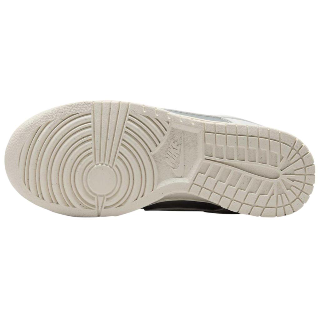Nike Dunk Low Next Nature Sheer Lace Pack - женские кроссовки цвета металлик и платина, серебристые, саммит-белый, бледно-слоновая кость IB7311-001