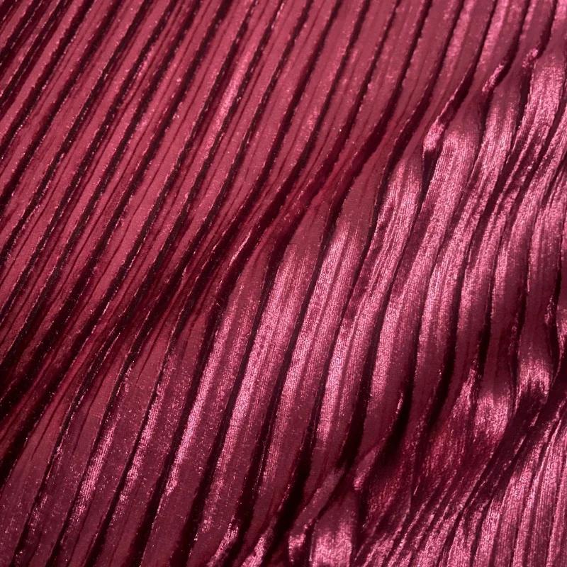 Solid Color 100x150cm Pleated Satin Fabric Per Meter Needlework Dress Skirt Costume Clothes Diy Sewing Cloth Soft Glossy Smooth