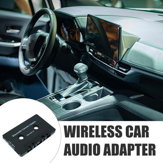 Аудиоадаптер с поддержкой Bluetooth Простой в использовании USB-перезаряжаемый Универсальный автомобильный беспроводной кассетный конвертер Музыкальный плеер