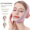 V-образный подтягивающий ремень для контурирования лица, укрепления кожи, впитывания, V-образный ремешок для лица, регулируемый, для устранения двойного подбородка, пояса для тонизирования лица