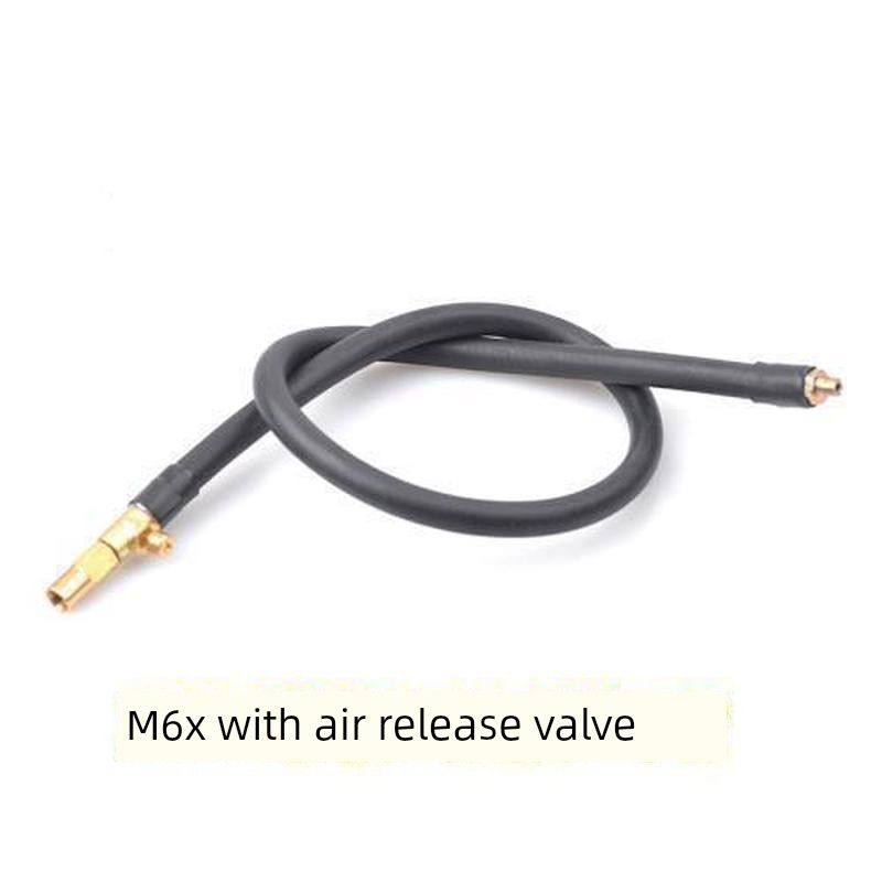 Car Air Pump Hose M6 Thread Car Tire Inflator Nozzle Portable Air Pump Tube