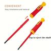 10pcs Insulated Screwdriver Set Household Magnetic Electrician Repair Tool Electrician's Safe Tool Anti Electric Screwdriver Set