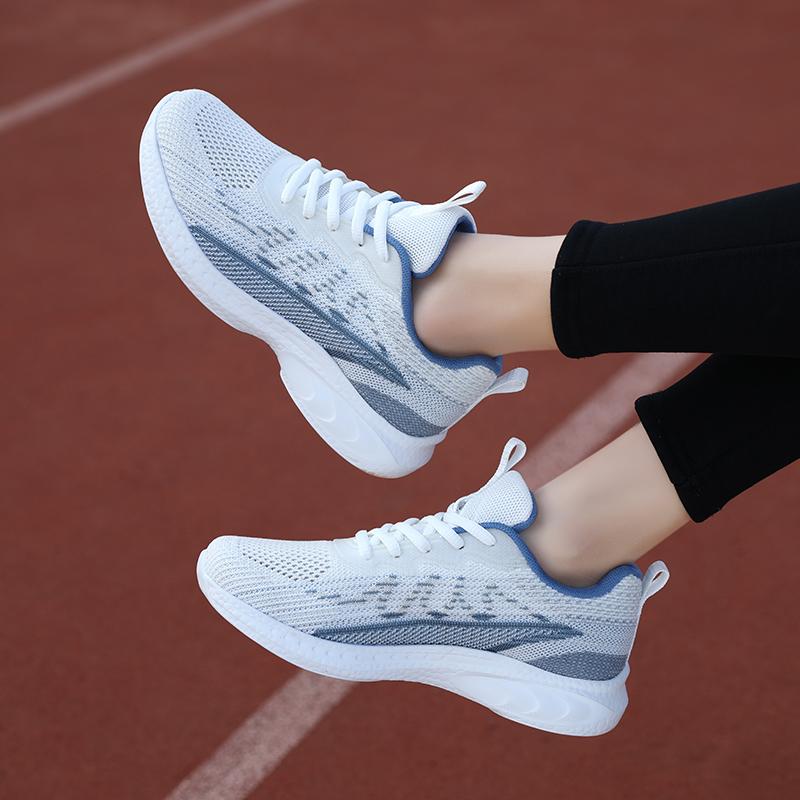 Women's Sneakers Comfortable Walking Shoes Sports Breathable Running Shoes Casual Tennis Sneakers Light and Slippery In Walking Running Shoes