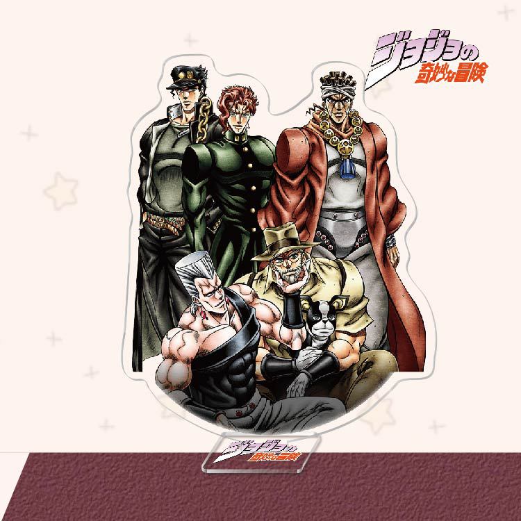 JoJo's Bizarre Adventure Анимационные Комиксы Периферийные Игрушки JOJO Дио Акриловый Настольный Стенд Аниме Фигурка Действия Модель Коллекция