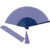Shouroku Складной веер для поставляется с веером для фиолетовый x поп летний складной веер [Nishikawa Shoten] лето, чехол, двухцветный двухцветный, женщины, дамы,