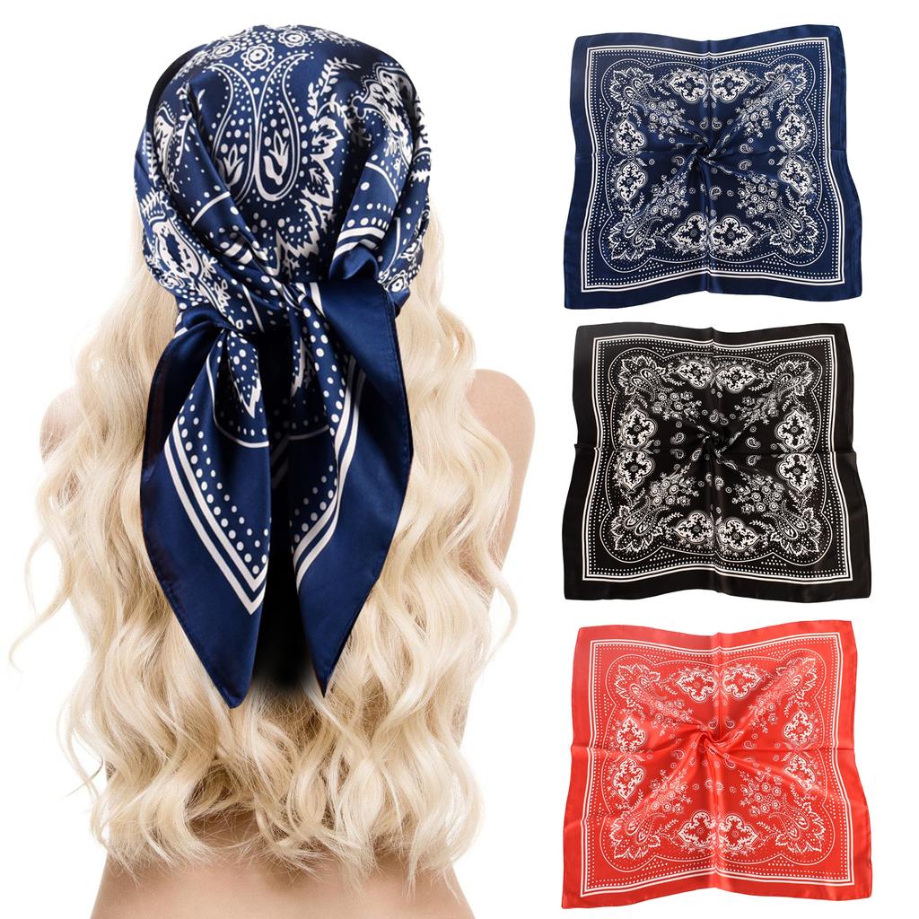Multiuse Flower Head Scarf for Formal Occasion Digital Print Head Covering Outdoor Activity Cycling Hiking Face Mask