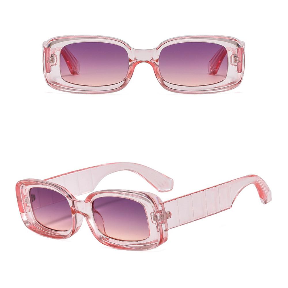 Винтажные прозрачные голубые квадратные солнцезащитные очки маленькие прямоугольные солнцезащитные очки очки солнцезащитные очки