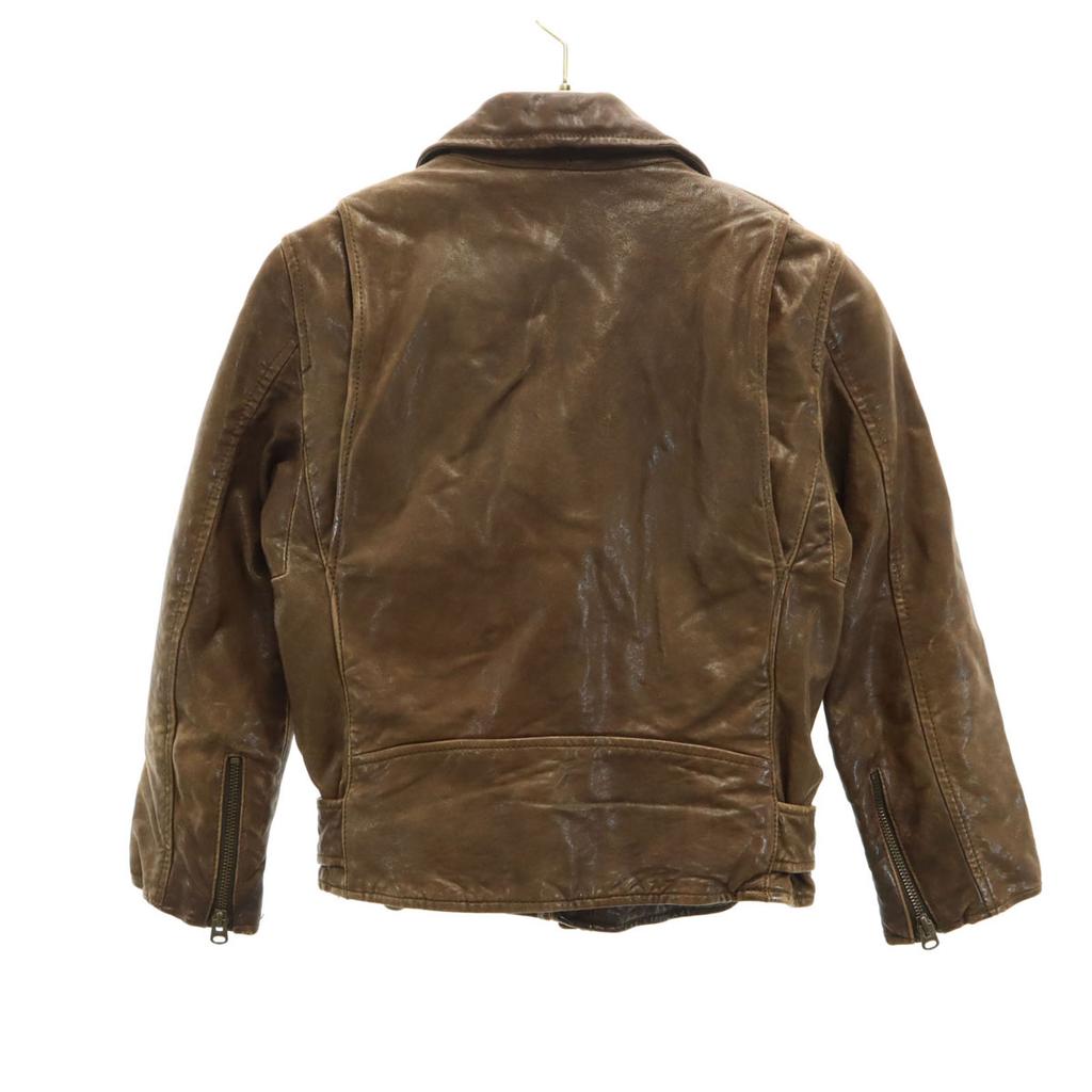 beautiful people leather jacket 130 Brown Kid's Used