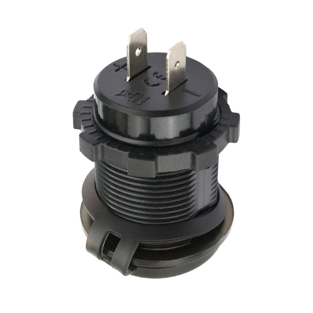 Двойной USB 3.1A разъем для зарядки 12 В 24 В автомобильное зарядное устройство для смартфона, морское автомобильное зарядное устройство с дисплеем, светодиодным вольтметром, штепсельной вилкой