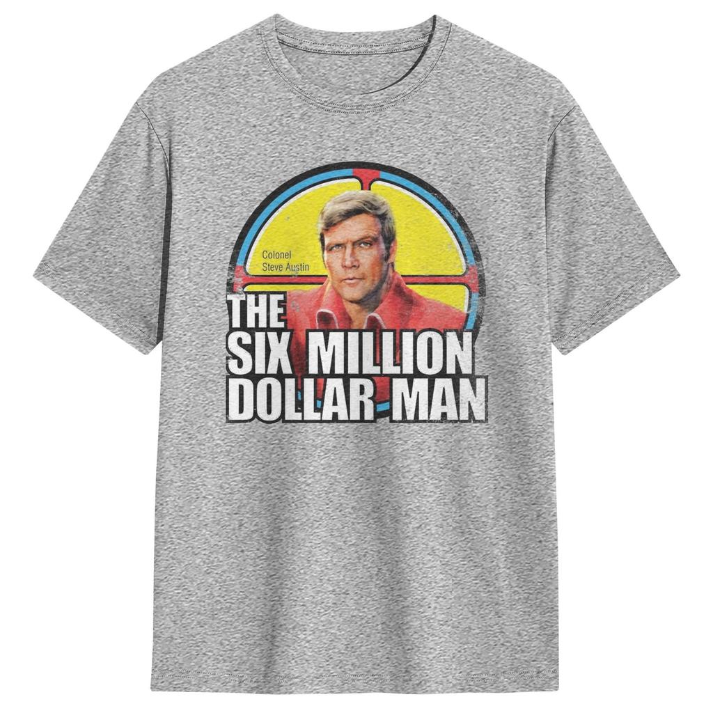 Six Million Dollar Unisex Tv T Shirt Summer Cotton TShirts For Unisex Popular Casual Tshirt Short Sleeve Vintage Tops
