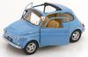 Масштаб KK Fiat 500 F Custom 1968 светло-голубой готовый продукт 1/12