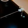 Tool Flower Tassel Chinese Style Headwear Ancient Style Hairpin Hanfu Hair Sticks Metal Hairpin