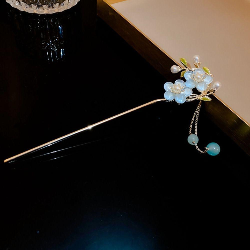 Tool Flower Tassel Chinese Style Headwear Ancient Style Hairpin Hanfu Hair Sticks Metal Hairpin