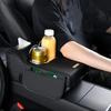 Универсальная подставка-увеличитель для подлокотника автомобиля 4-в-1, встроенный бокс-подлокотник для центральной консоли автомобиля для хранения салфеток, мобильных телефонов, кошельков и напитков