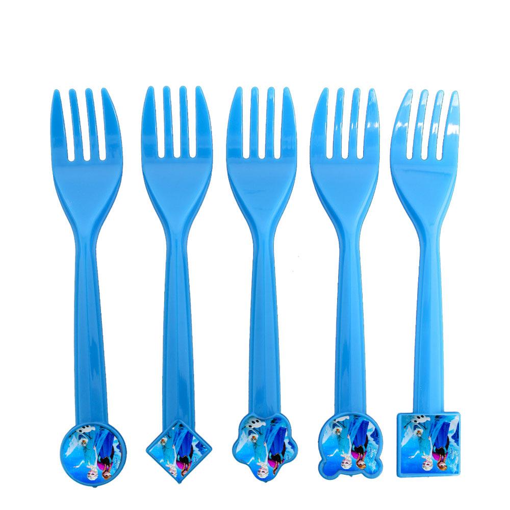 Frozen Birthday Party Supplies Disposable Cutlery Paper Plates Paper Cups Tissue Girls Birthday Party Decorations