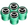For Mazda CX3 CX-5 CX5 CX7 CX9 MX5 Axela ATENZA Accessories Car Tire Wheel Valve Caps Cover + Suede Car Key Chain Ring Keychain h2
