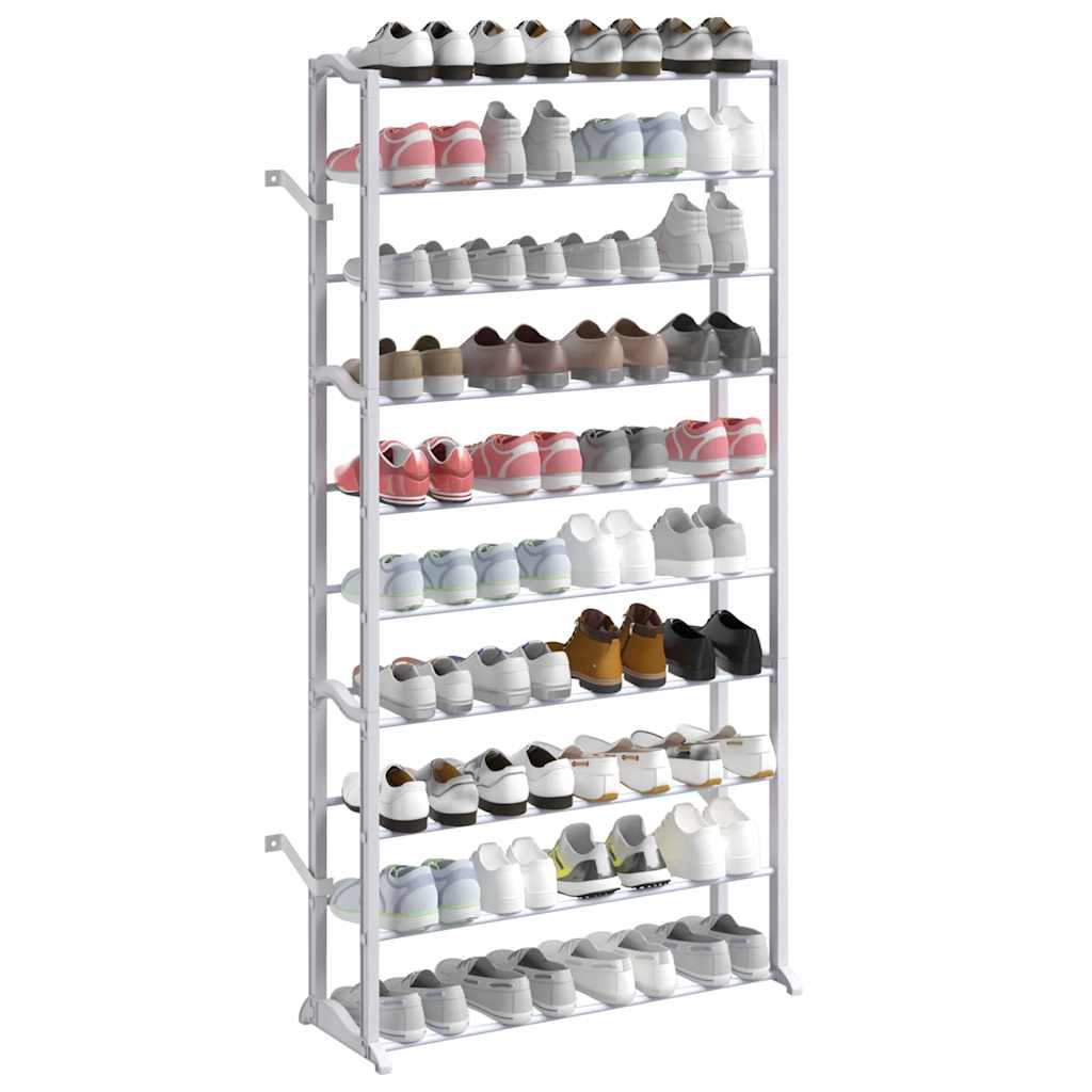 Shoe Rack for 40 Pairs of Shoes Shoe Cabinet 140 cm