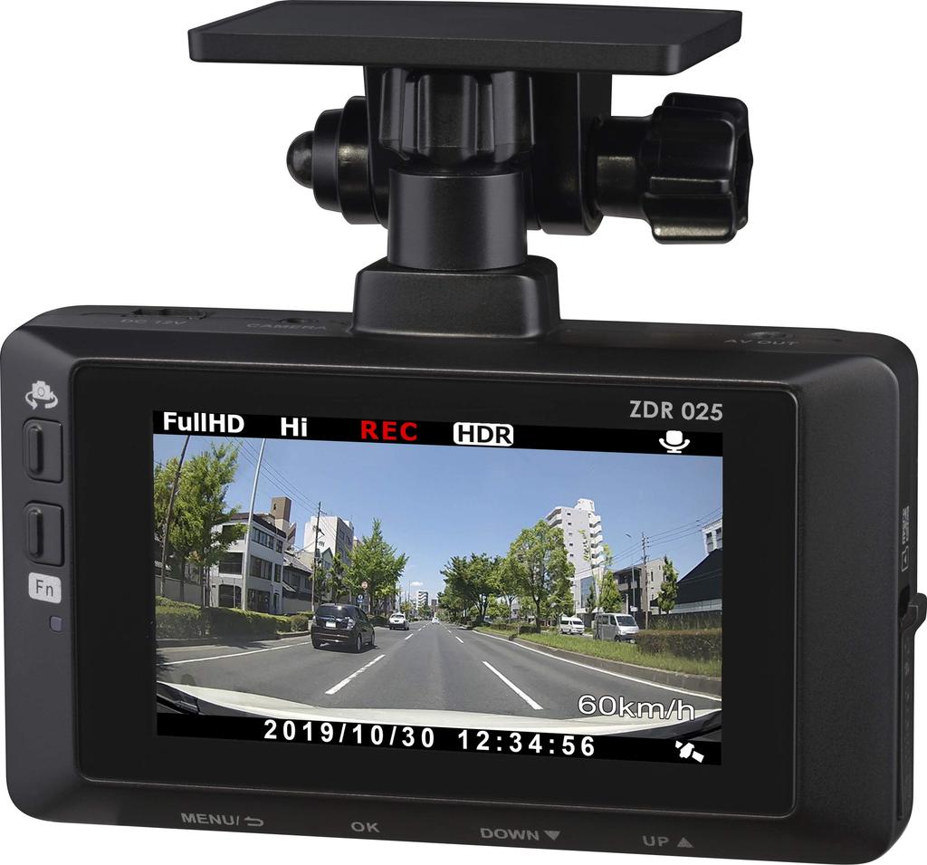 COMTEC Видеорегистратор ZDR025P Кабель для парковочной проводки в комплекте Передняя и задняя 2 камеры Передняя и задняя 2 мегапикселя Full HD Оборудован GPS Задний автомобиль