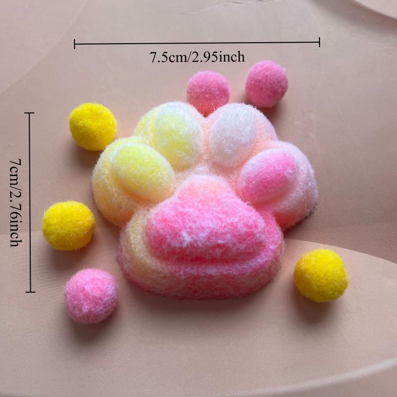 Милая пищащая игрушка-лапка кошки Kawaii Сияющая лапка кошки Игрушка для снятия стресса Расслабляющие игрушки Маленький подарок на вечеринку / день рождения