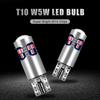 2x Автомобильные сигнальные лампы T10 W5W Led Canbus лампы 18SMD 2014 чипы W5W 168 194 Автомобильные внутренние лампы для чтения клиновые боковые лампы 12 В