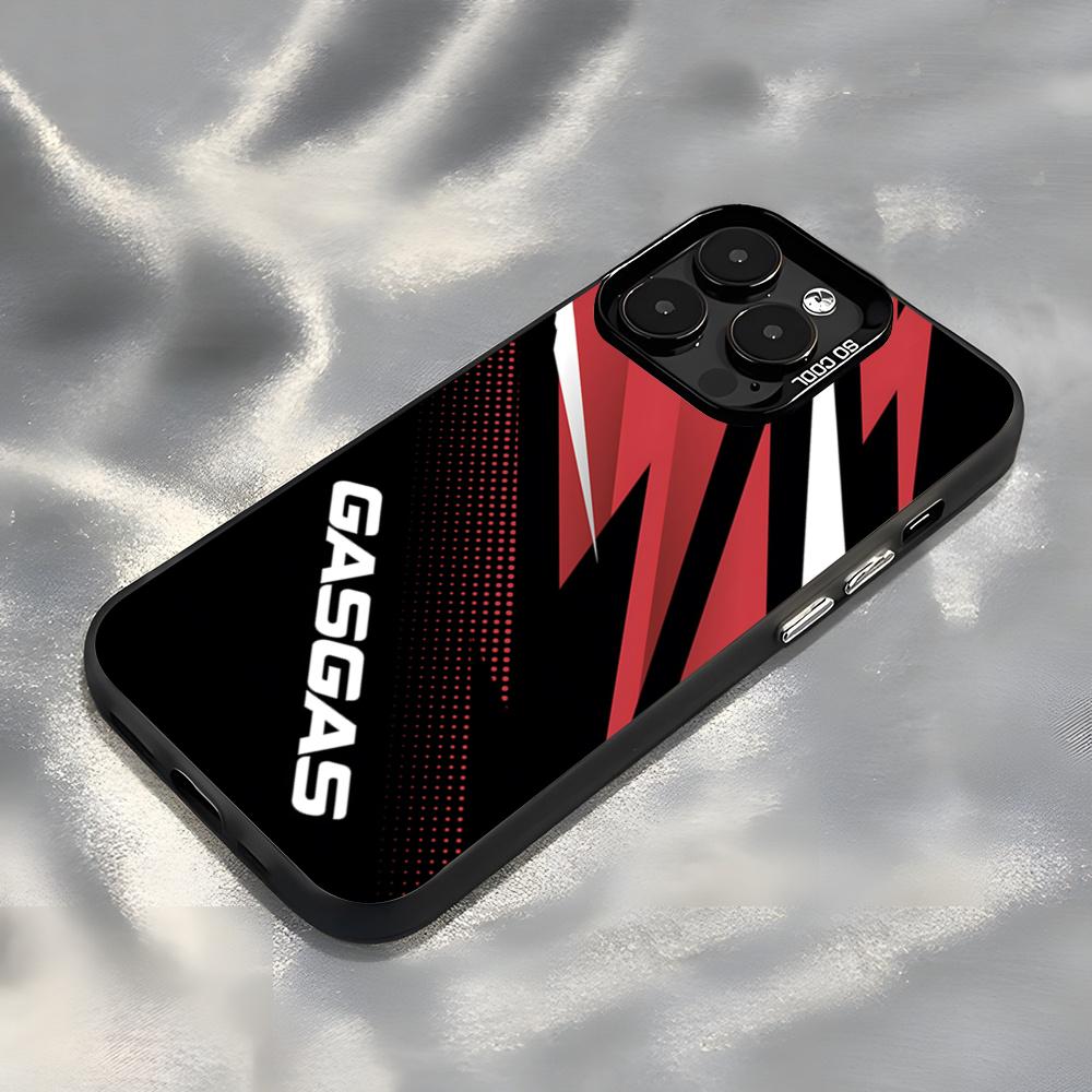 Motorcycle G-GasGas Phone Case For IPhone17 Air 16 15 14 Plus 13 12 11 Pro 7 8 XS Max XR Silver Black Bumper Case