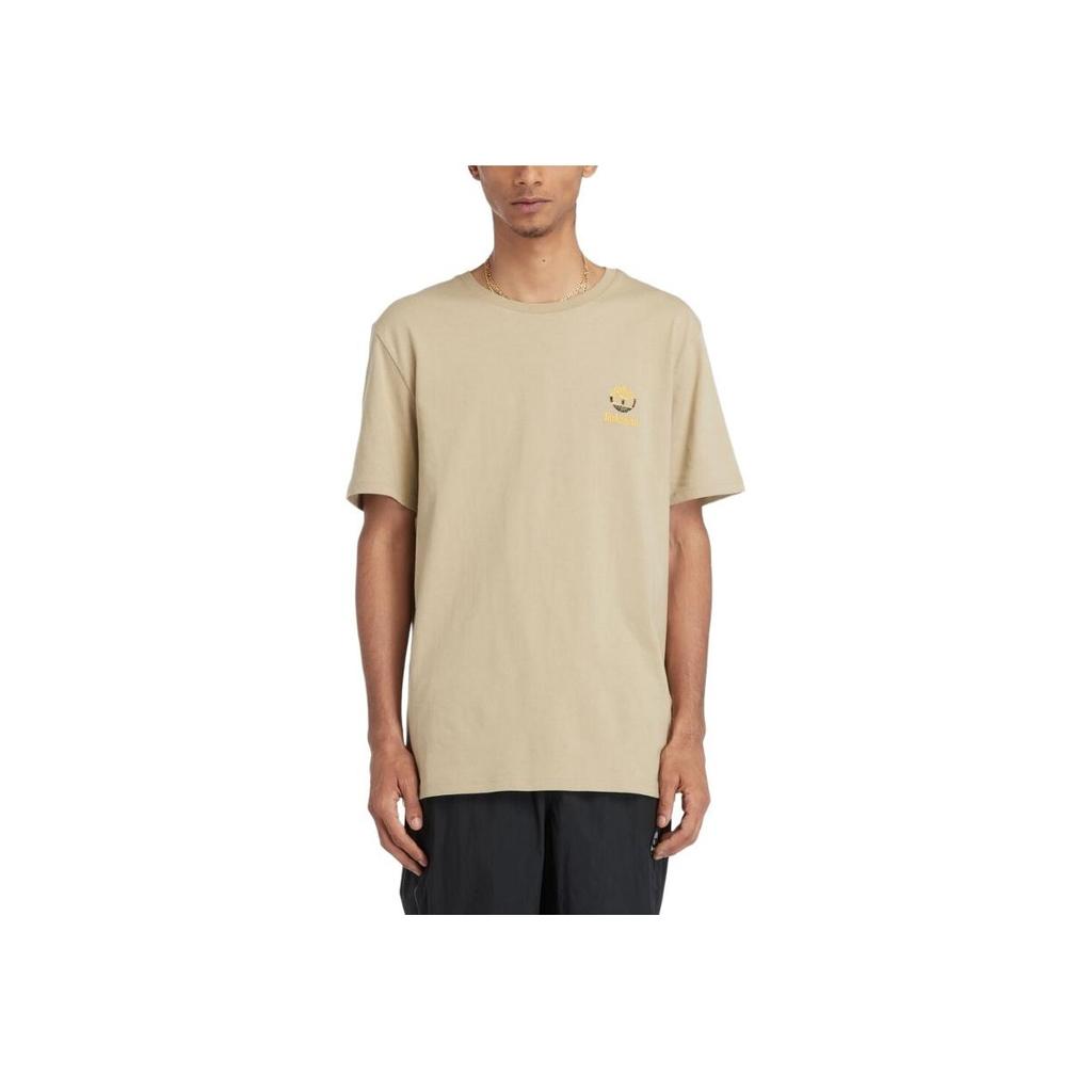 Timberland Outdoor Casual Breathable Short Sleeve T-Shirt Men Tops Licorice-Yellow A42YU-DH4