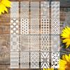 20 Pcs, Wall Drawing, Painting Templates, Reusable, Plastic Templates, Clothing DIY Patterns, Home Decor, Painting Tools