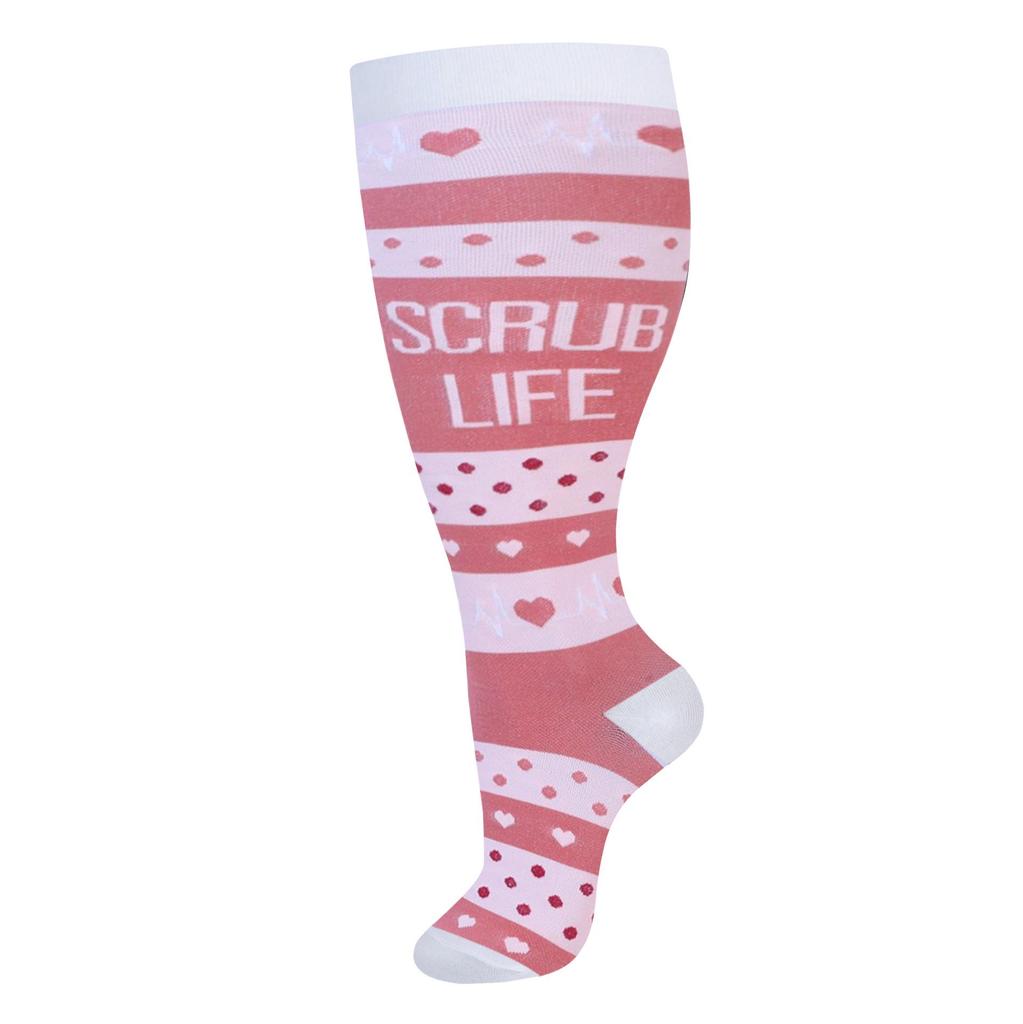 Компрессионные носки больших размеров с высокой эластичностью для фитнеса и ожирения