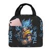 Custom DBZ Dragons Goku Ball Thermal Insulated Lunch Bag Women Men Warrior Resuable Lunch Tote for Outdoor Camping Travel