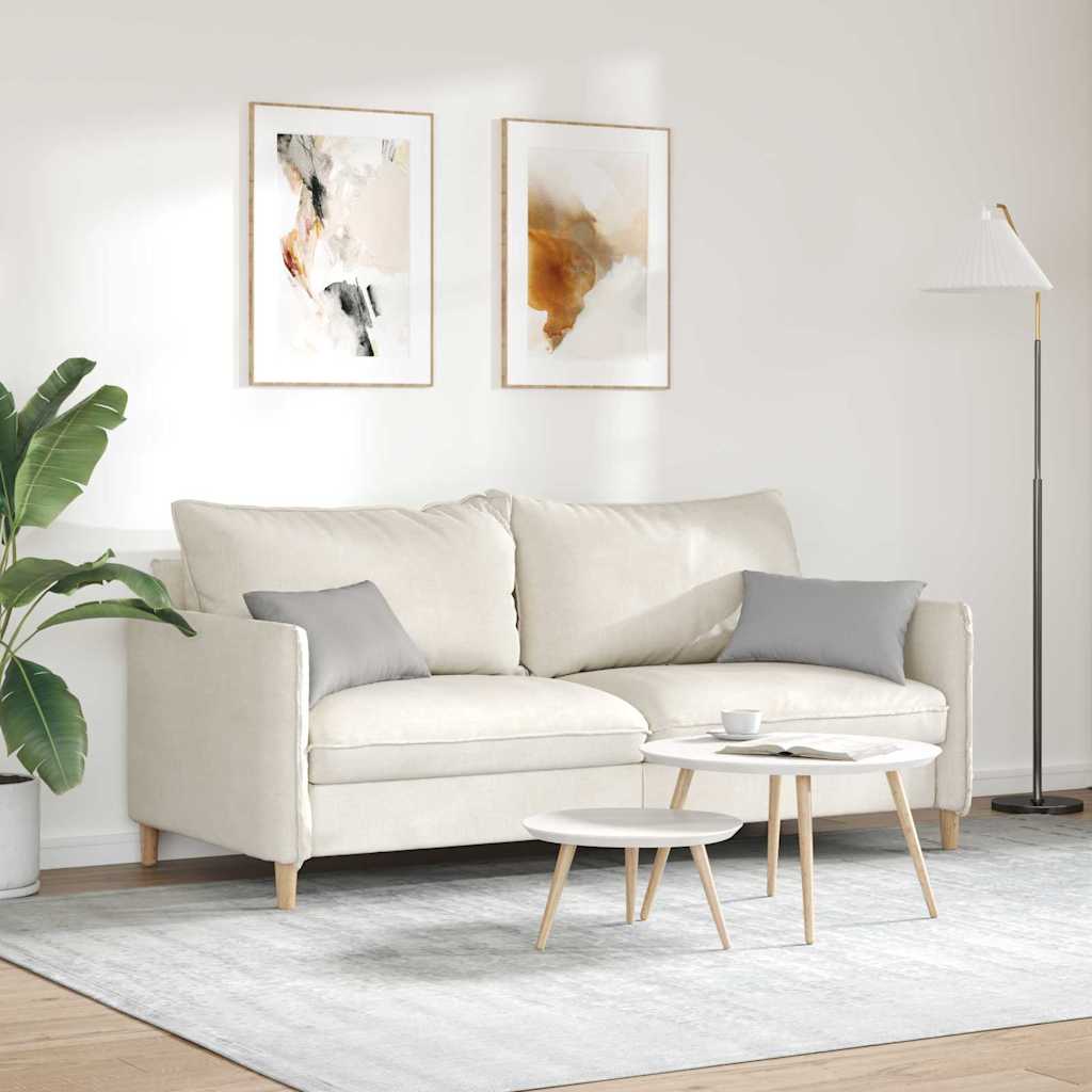 Sofa Cushions 2 pcs Cloud Grey 50 x 30 cm Fabric