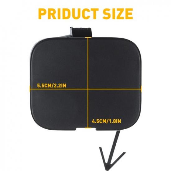 Front Hook Cover Bumper Tow Cap Black For 2013-2015 Nissan Altima 622A03TA0A