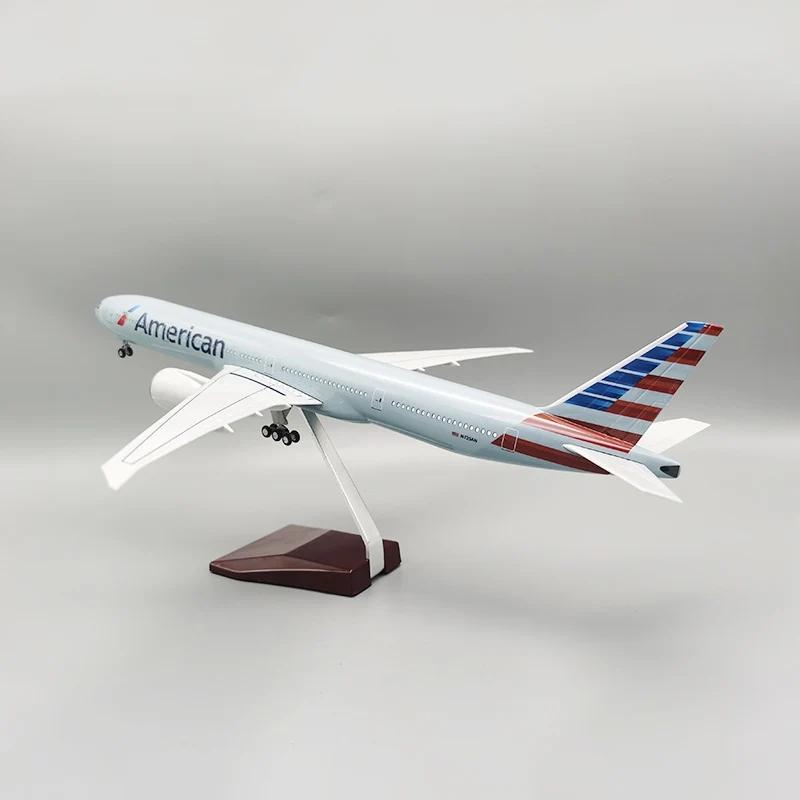B777 Эйр Американские Авиалинии Модель Самолета смола 1:157 Масштаб Модель самолета миниатюрный самолет Коллекционный подарок от авиации