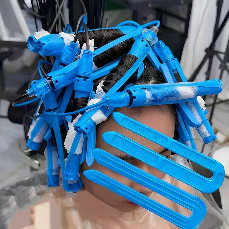 6/12 шт. U-образный изоляционный зажим Высокотемпературный Салонная завивка волос Парикмахерская завивка Парикмахерская подкладка для завивки волос Кудрявый аксессуар Инструменты для укладки