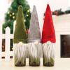 Christmas Decoration Faceless Doll Wine Bottle Holder Santa Claus Wine Bag