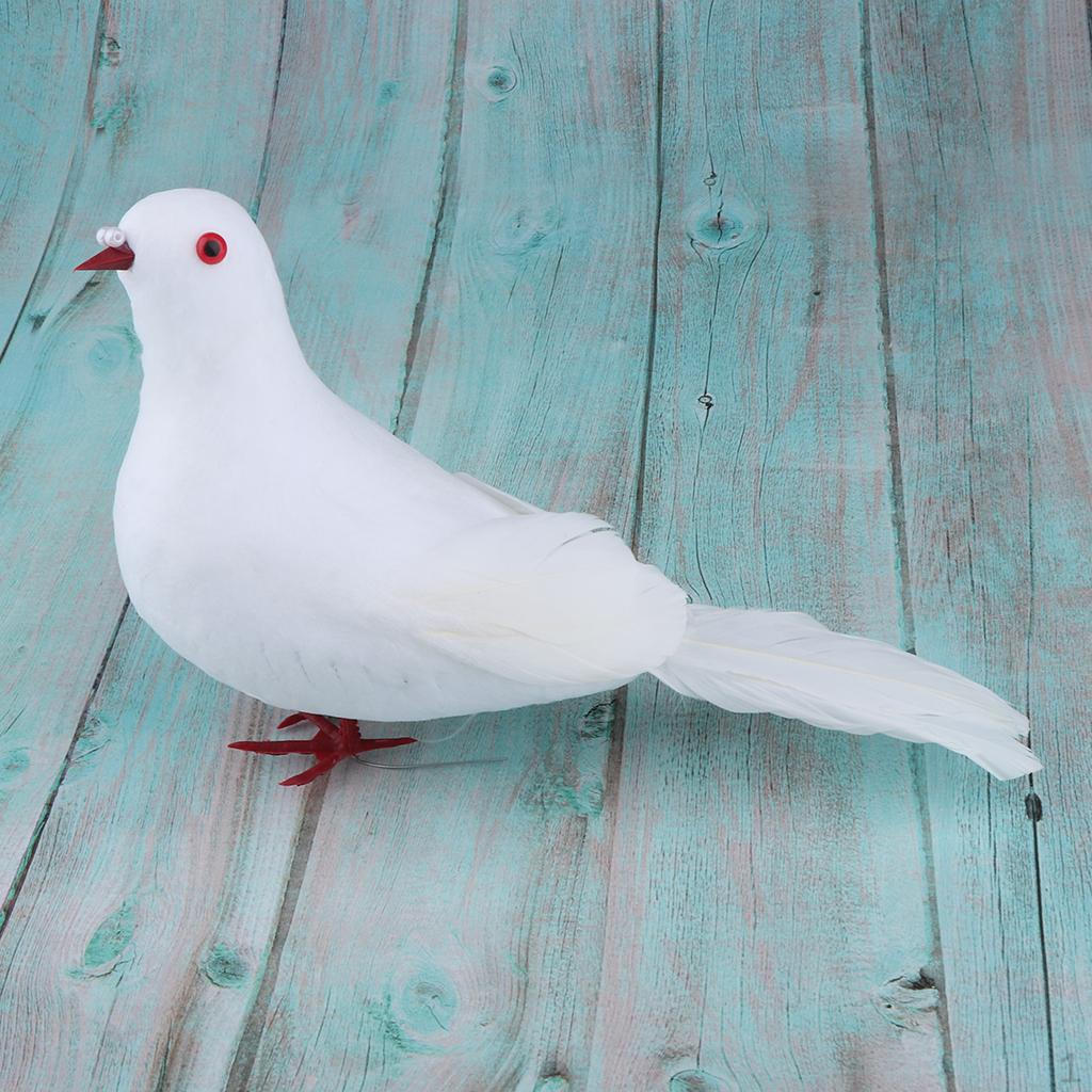 Искусственные голуби птицы свадебное украшение