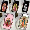 Чехол Virgen De Guadalupe Virgin Mary для Samsung Galaxy S24 Ultra S22 Plus S20 S21 FE S8 S9 S10 Note 10 20 S23 Ultra Cover